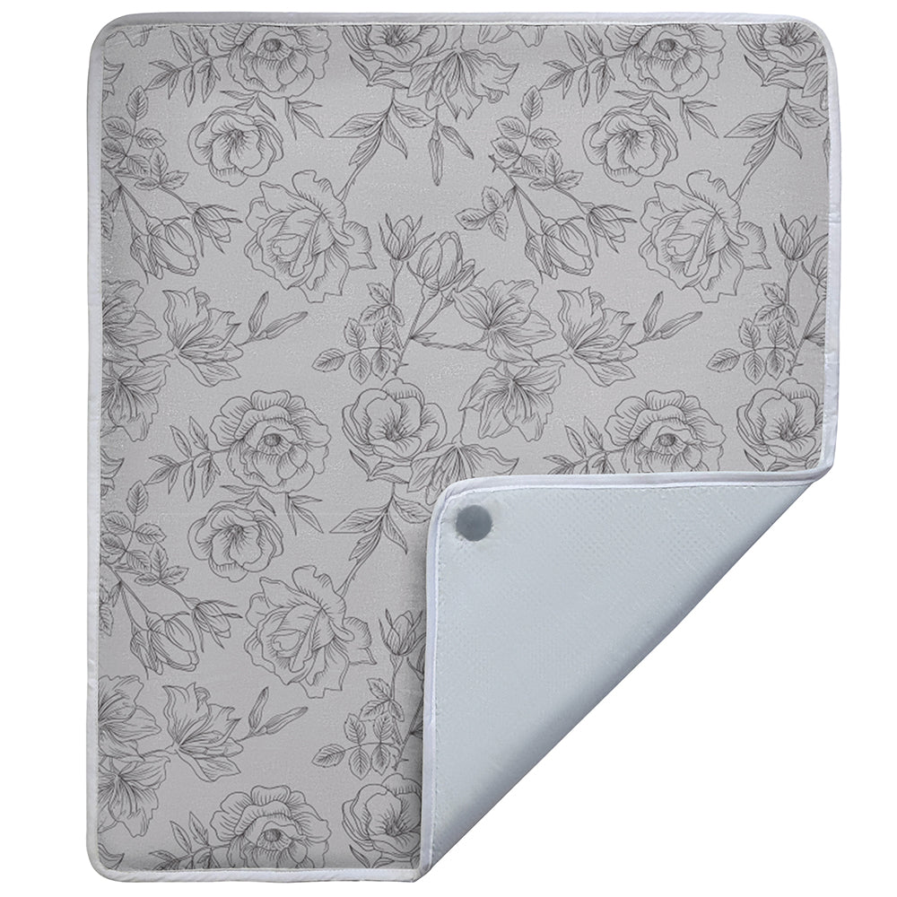 Ironing Board Cover Gorilla Grip Gray Floral Pad