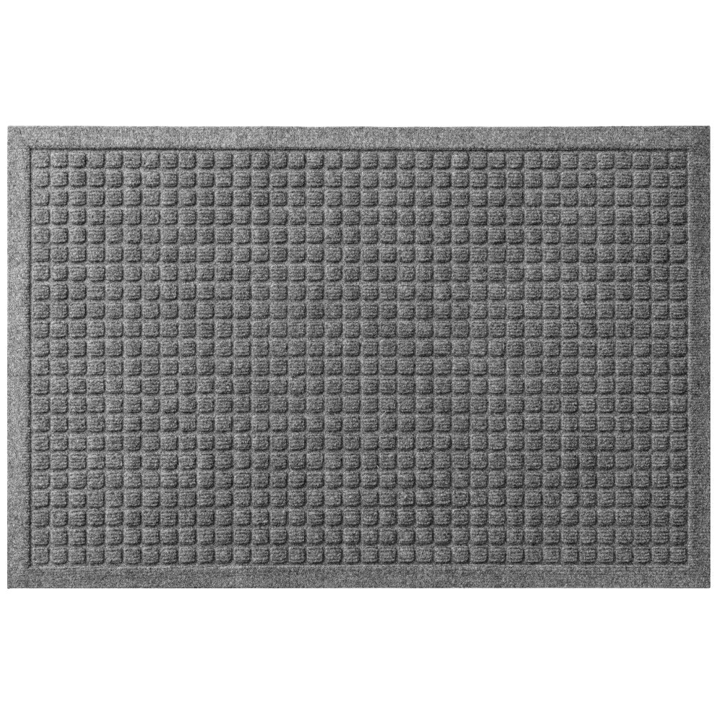 MoistureGuard Doormat Gorilla Grip Gray 29" x 17"