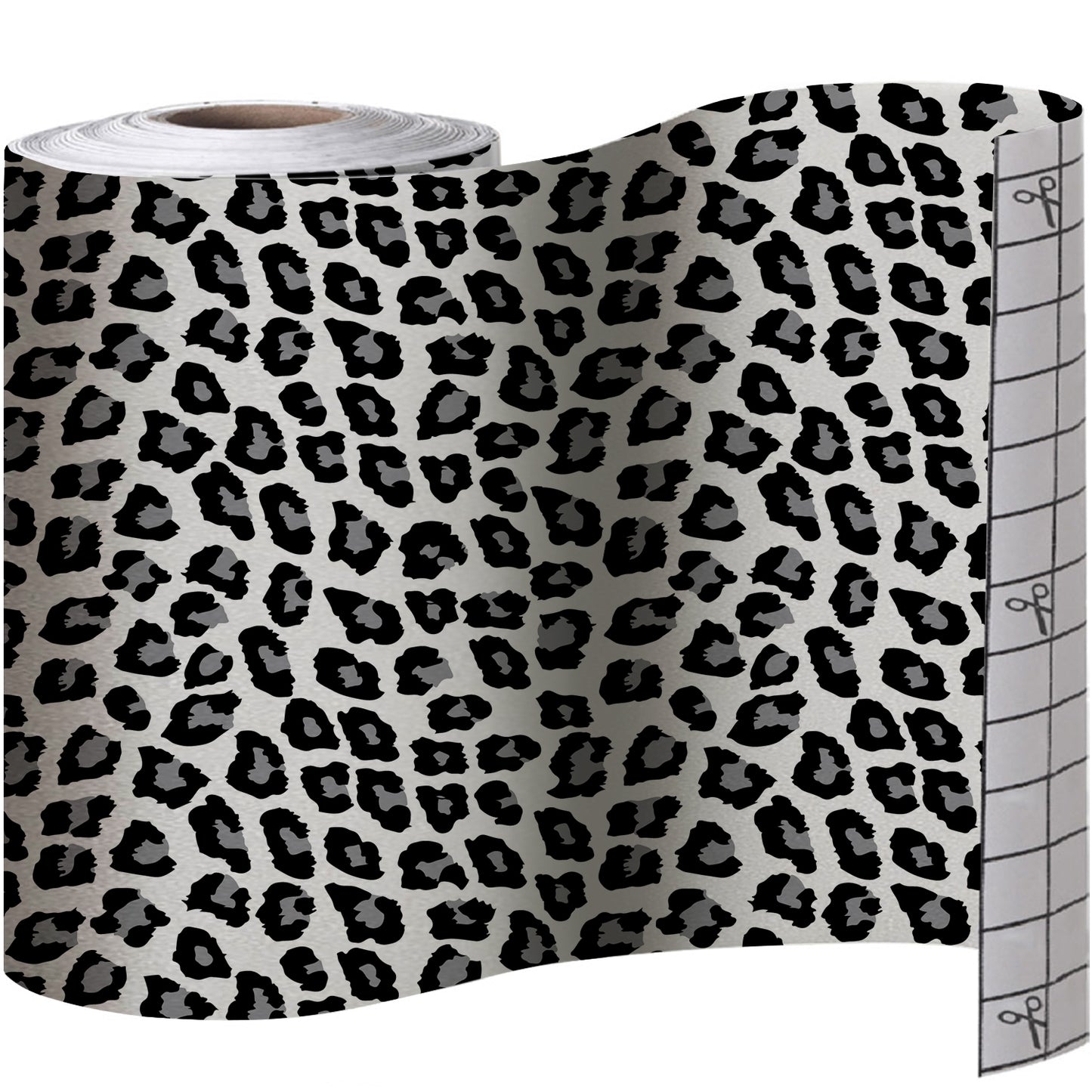 Peel and Stick Liner Gorilla Grip Gray Leopard 19.7"x20'