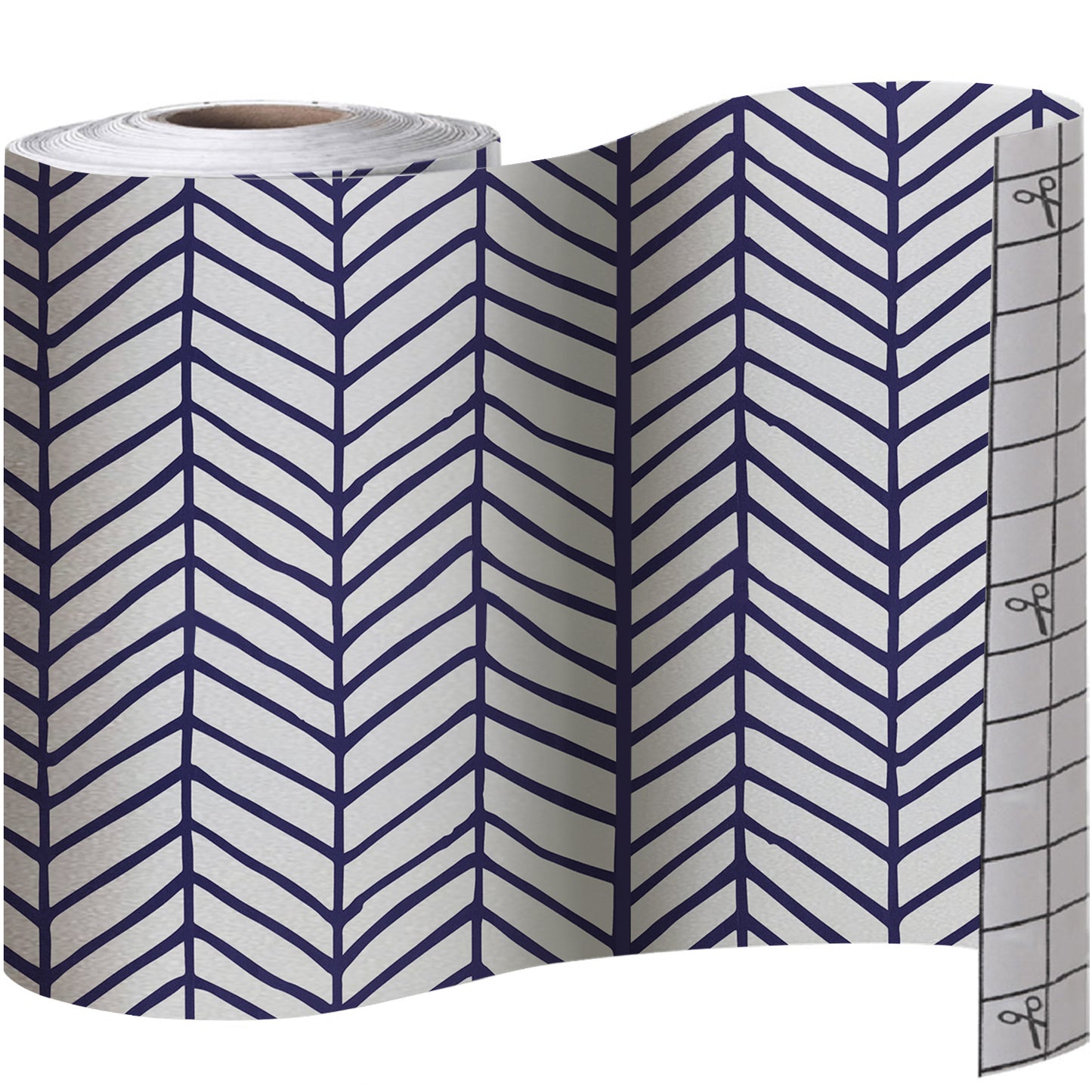 Peel and Stick Liner Gorilla Grip Blue/White 11.8"x10'