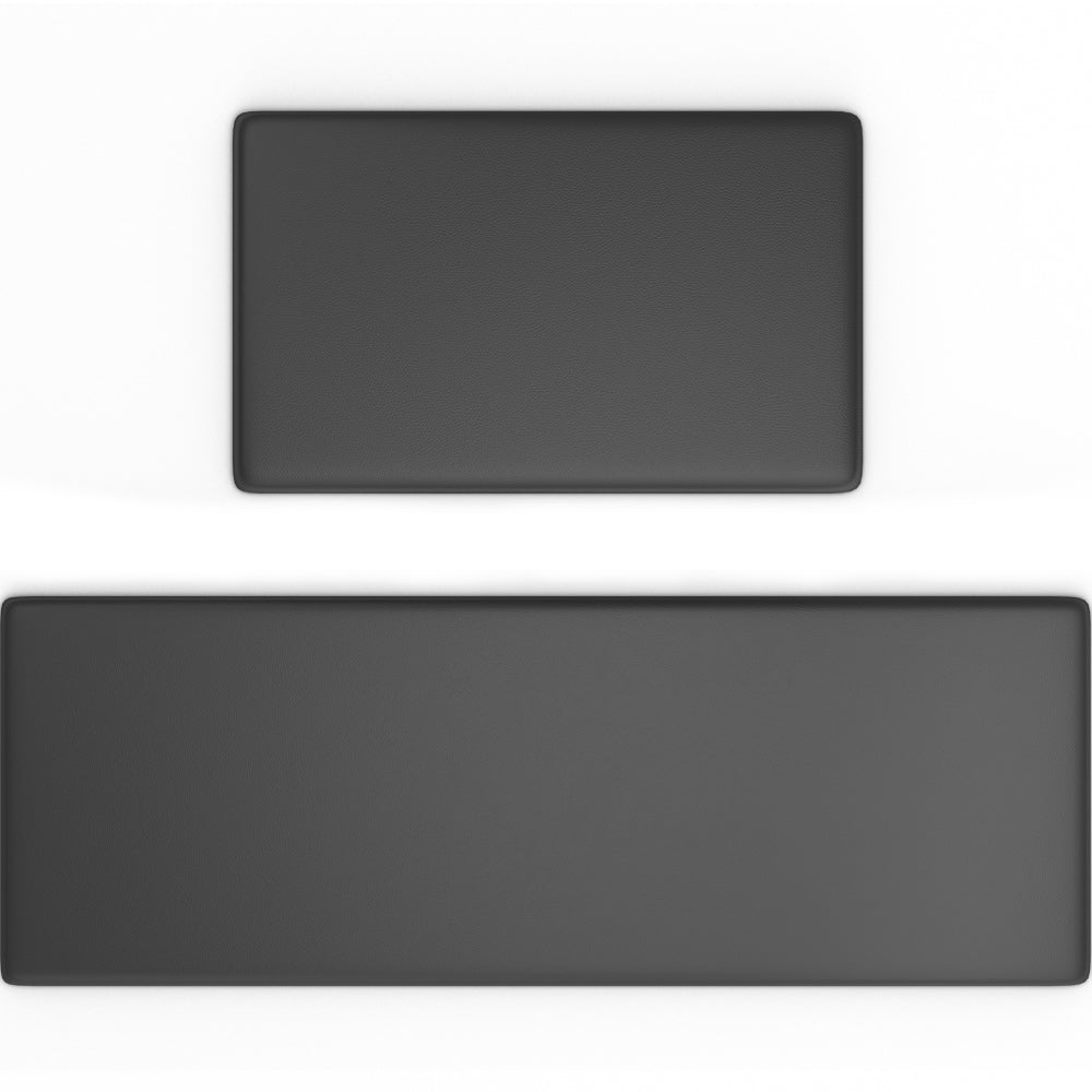 Set of 2 Anti Fatigue Mats Gorilla Grip Charcoal 17" x 29" + 17" x 59" x 1/2"