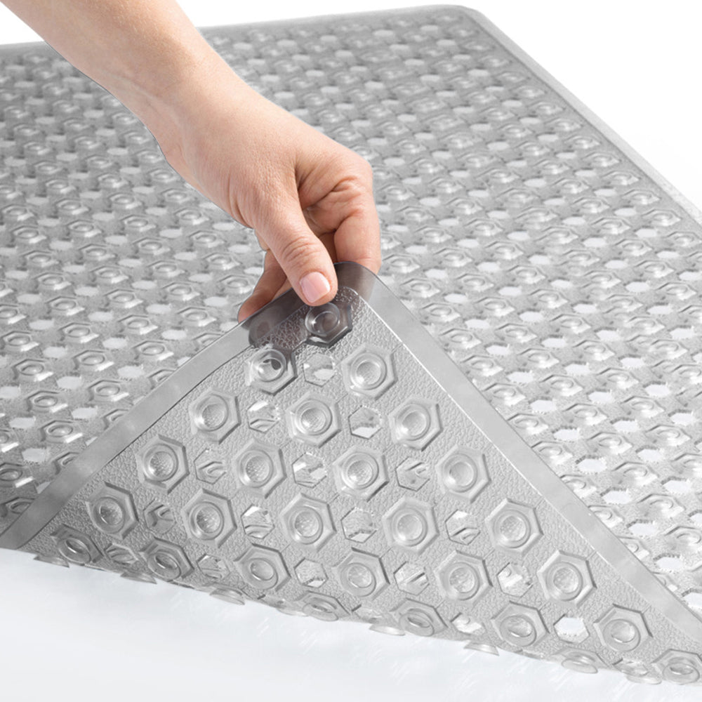 Bathtub Mat Gorilla Grip Gray Translucent 1 Pack