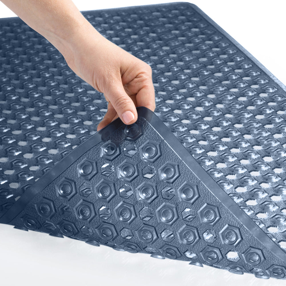 Bathtub Mat Gorilla Grip Navy Translucent 1 Pack