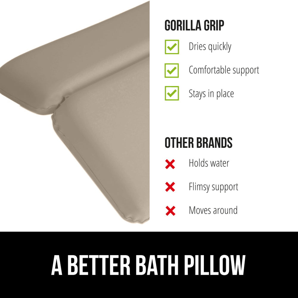 Bath Pillow Gorilla Grip