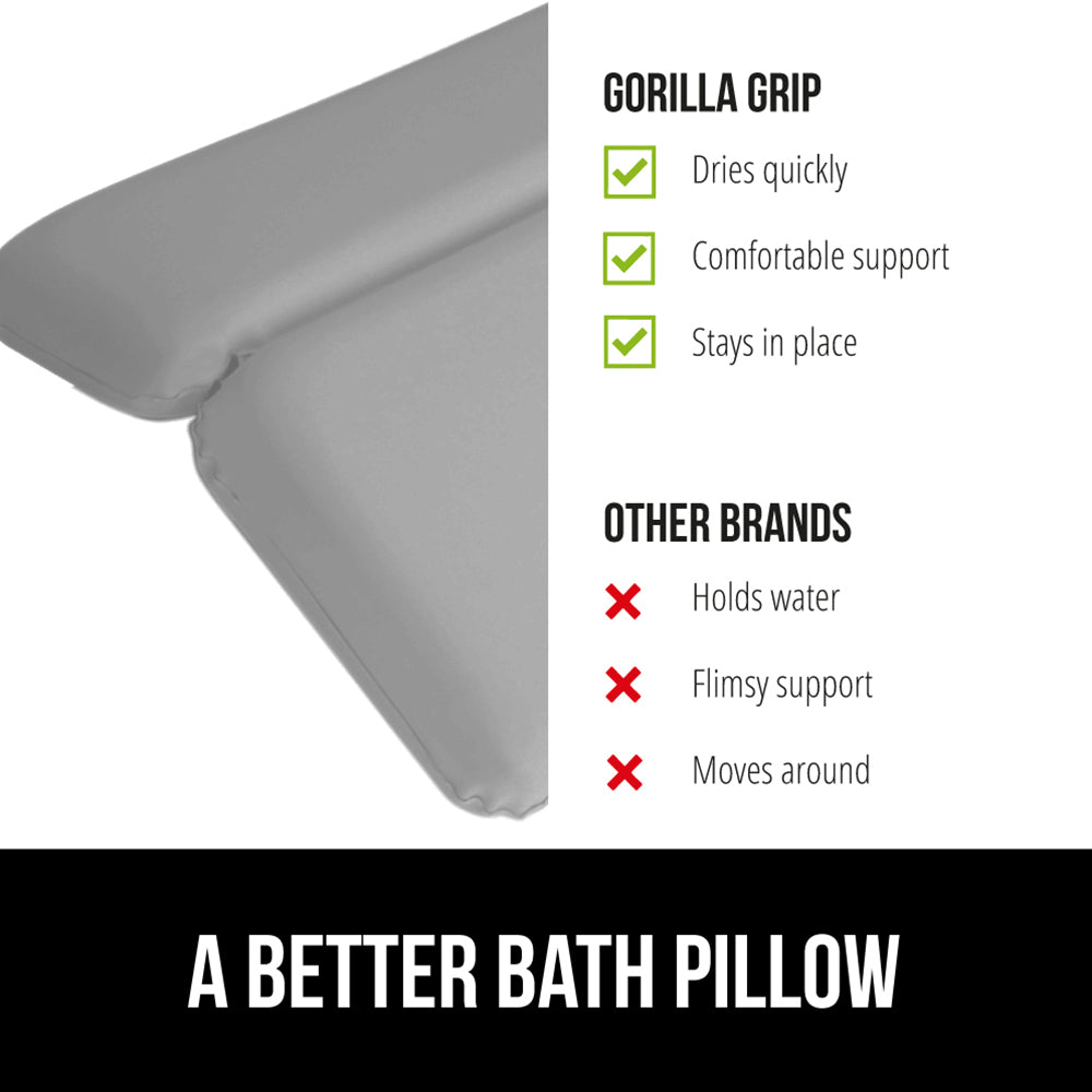Bath Pillow Gorilla Grip