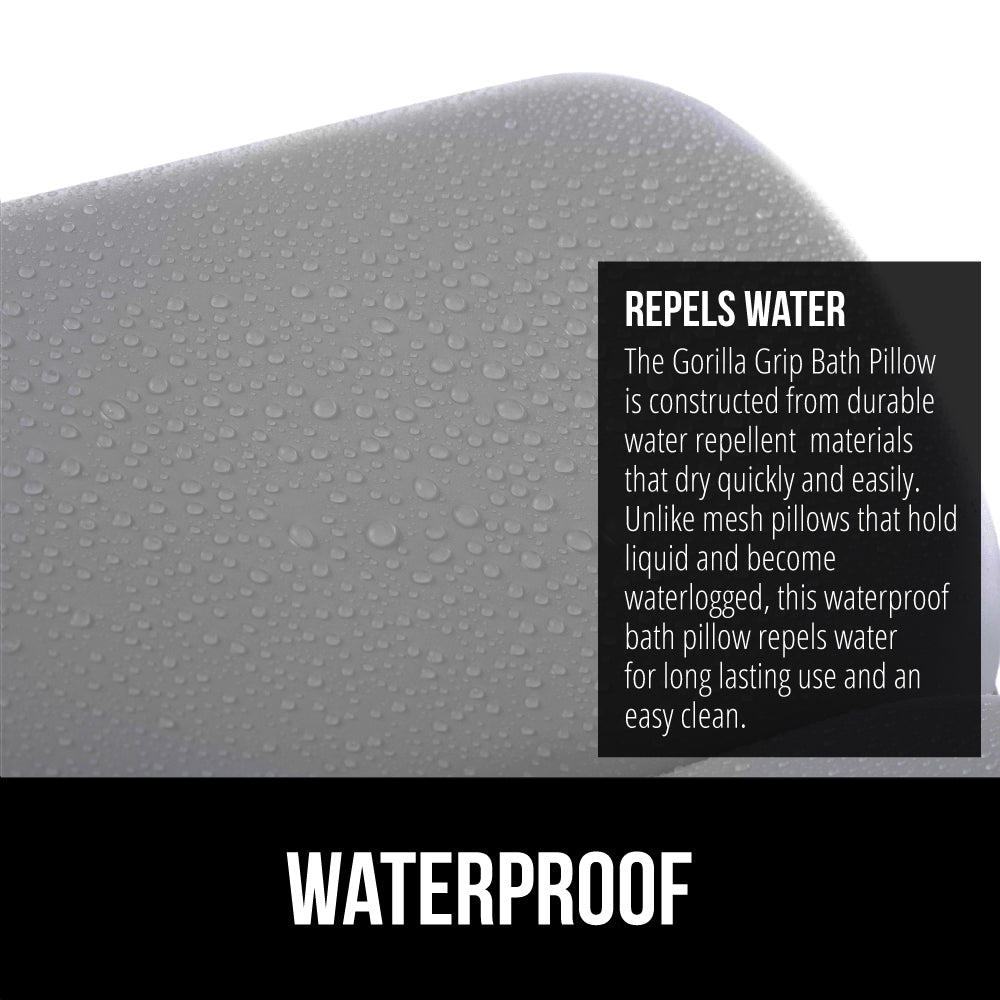 Bath Pillow Gorilla Grip