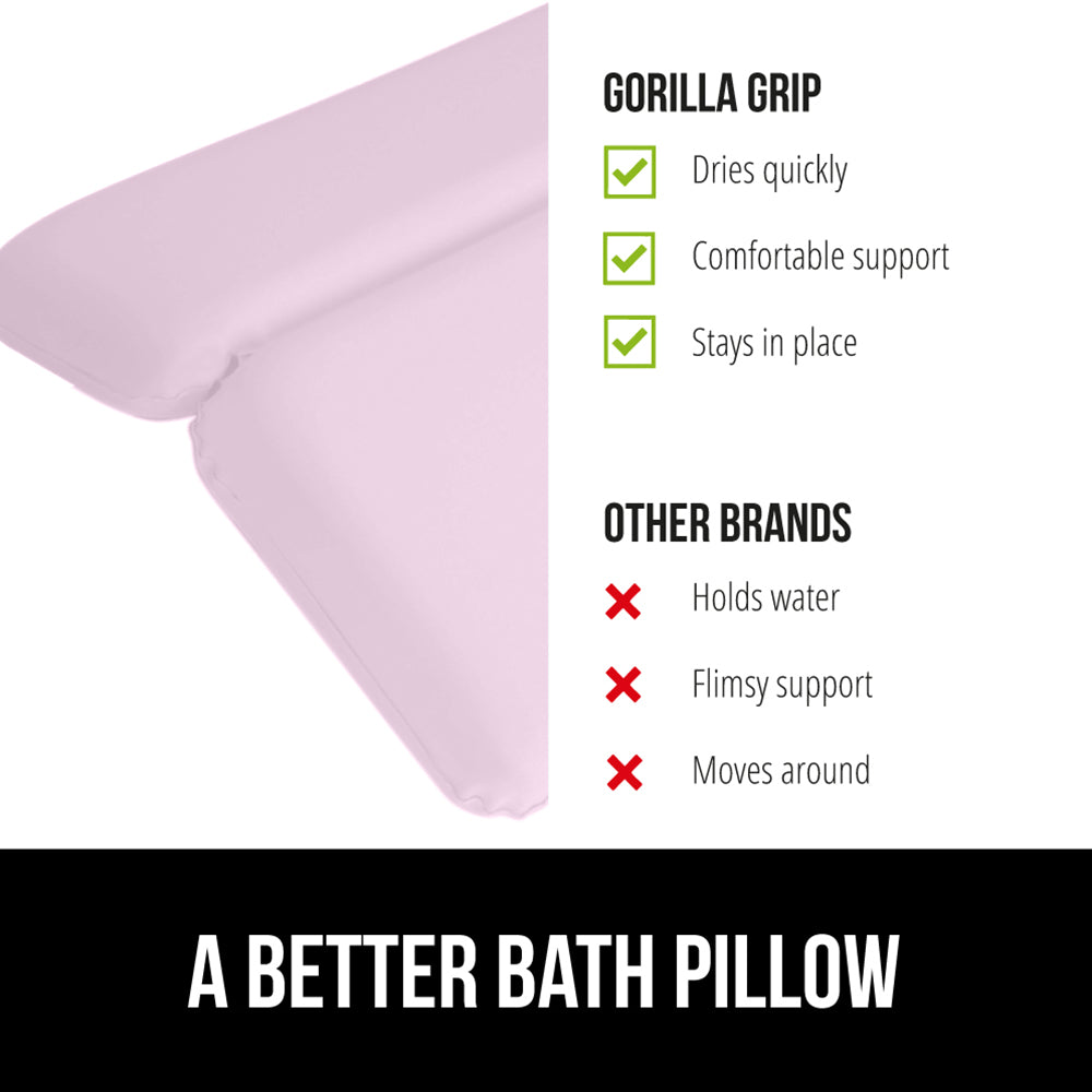 Bath Pillow Gorilla Grip