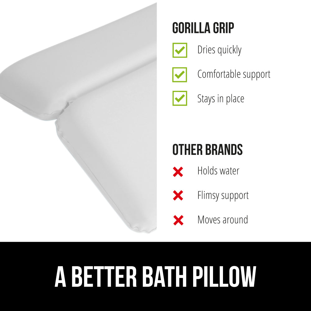 Bath Pillow Gorilla Grip