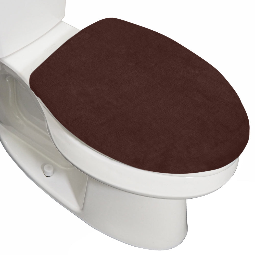 Memory Toilet Lid Gorilla Grip Brown