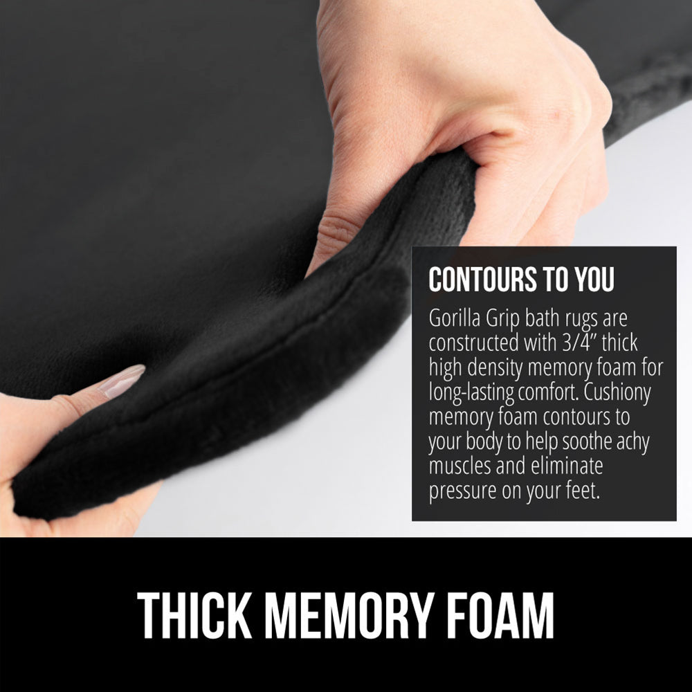 Memory Foam Bath Mat Gorilla Grip