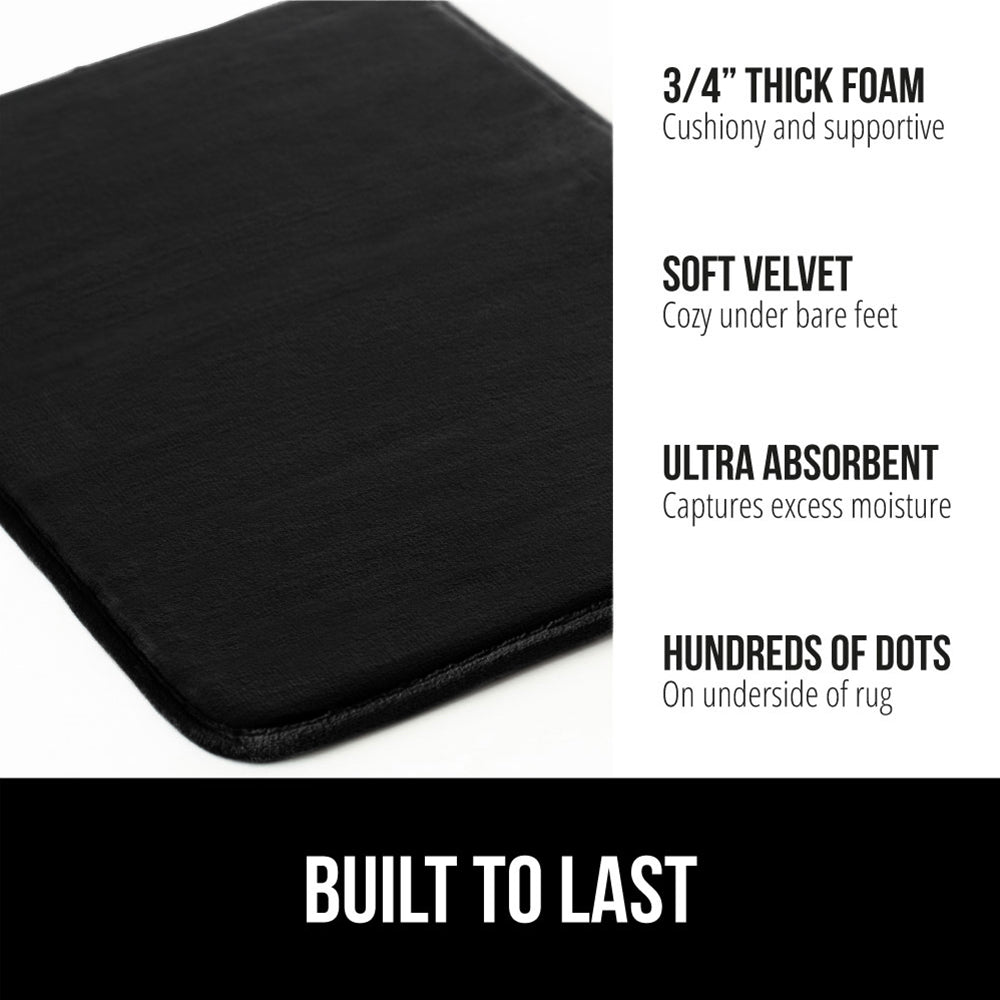 Memory Foam Bath Mat Gorilla Grip