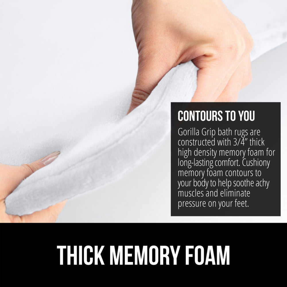 Memory Foam Bath Mat Gorilla Grip
