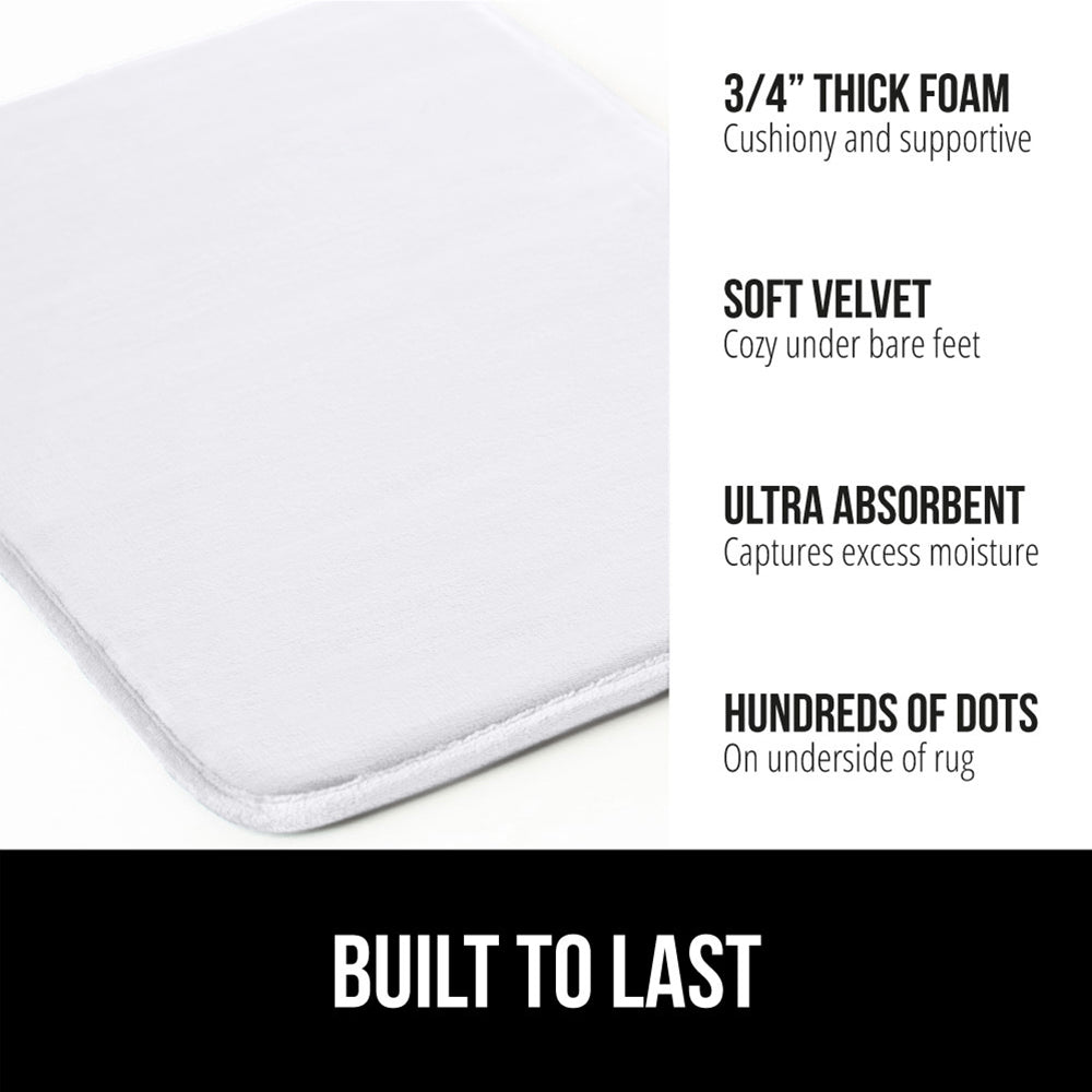 Memory Foam Bath Mat Gorilla Grip