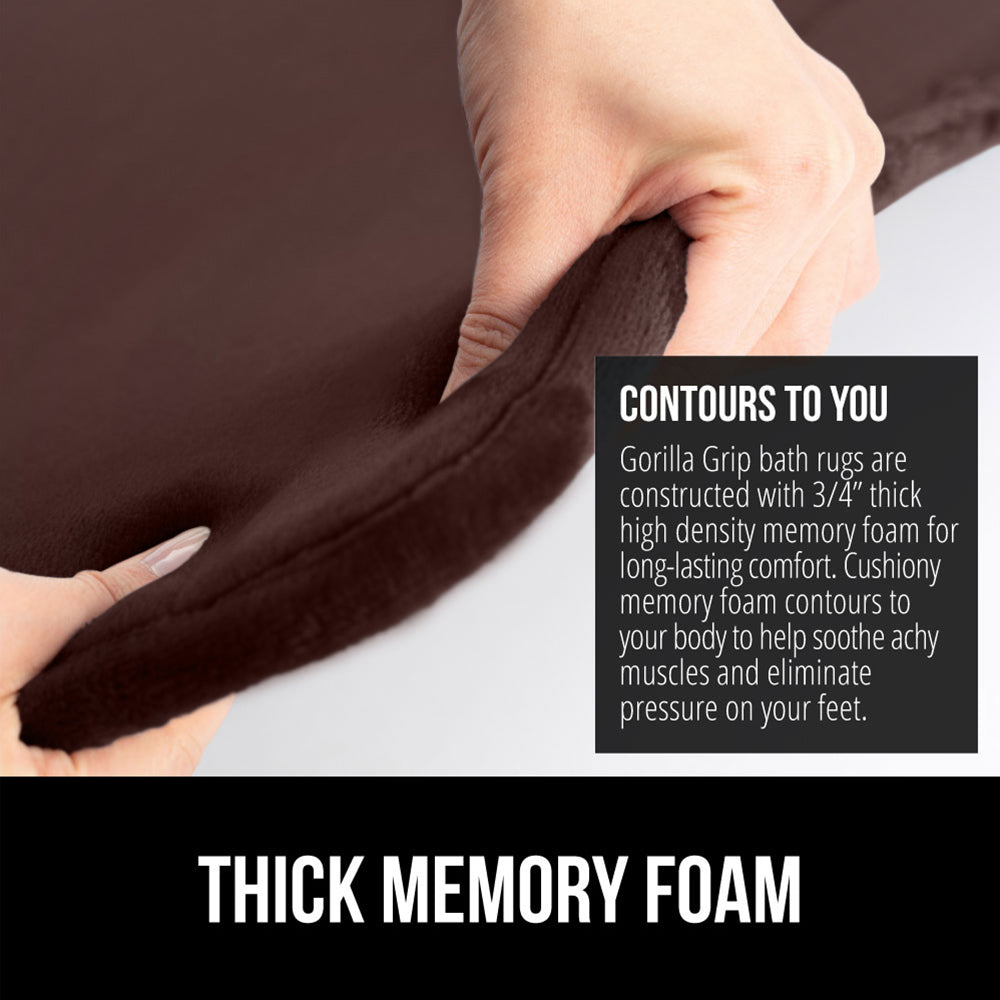 Memory Foam Bath Mat Gorilla Grip