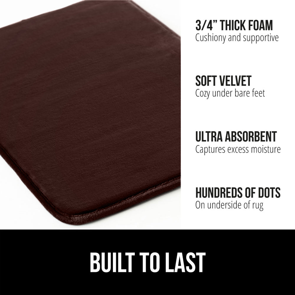 Memory Foam Bath Mat Gorilla Grip