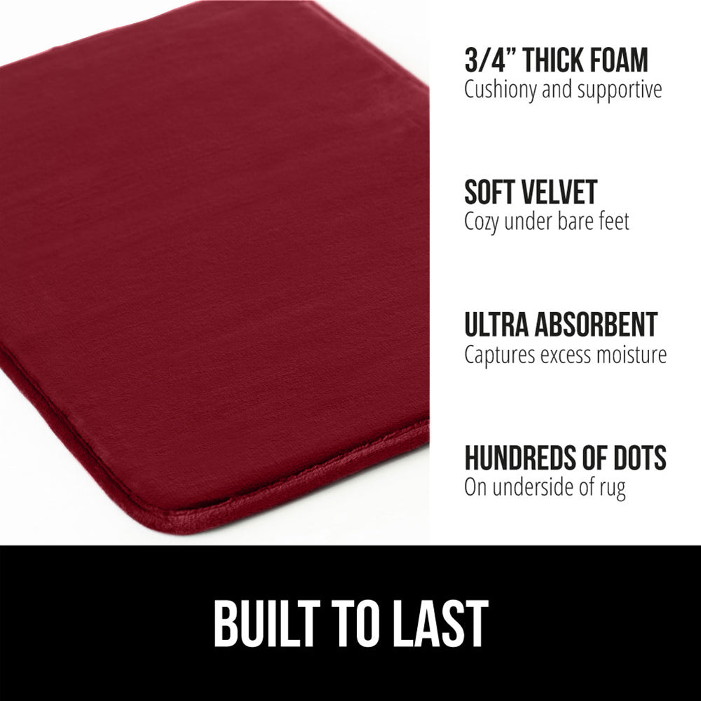 Memory Foam Bath Mat Gorilla Grip