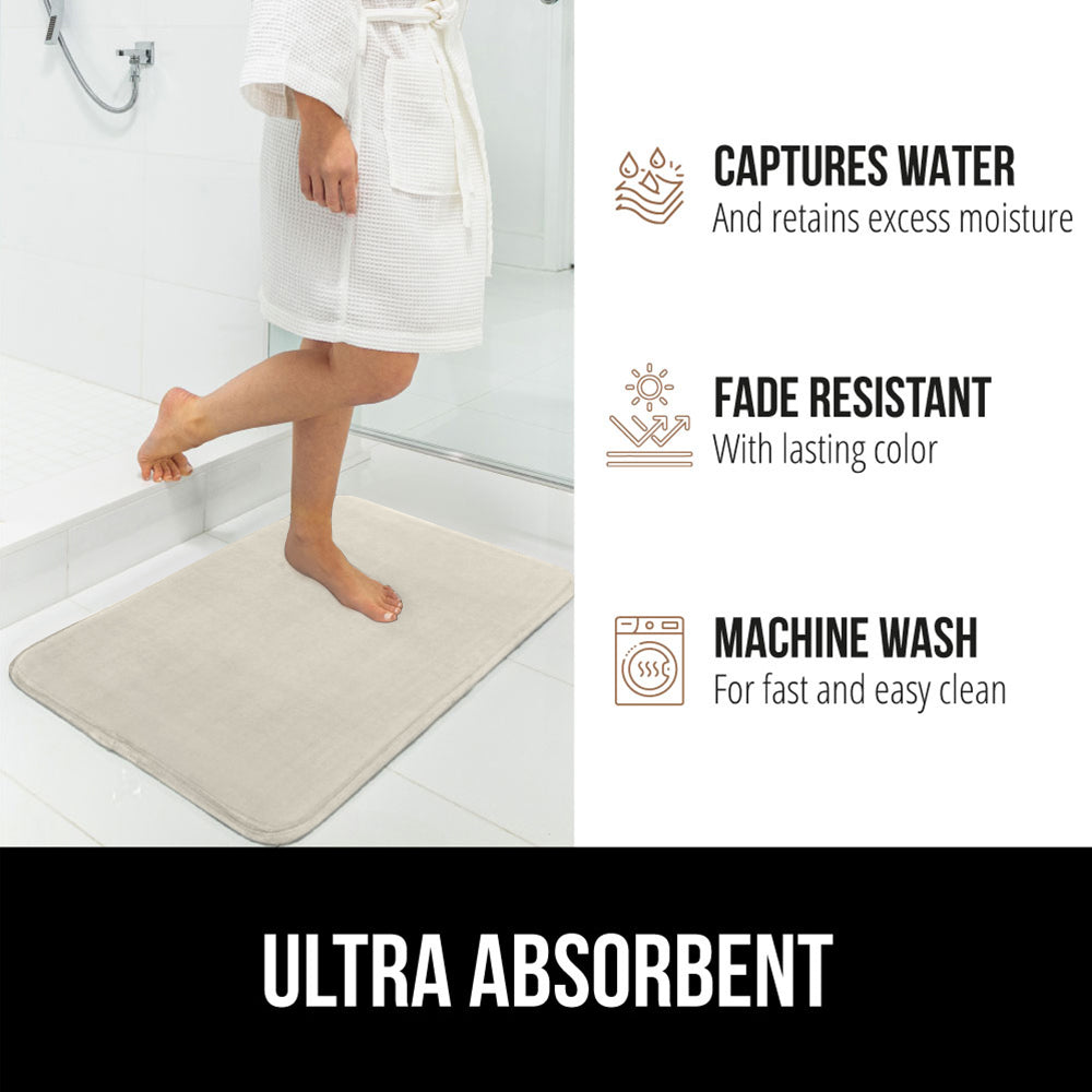Memory Foam Bath Mat Gorilla Grip