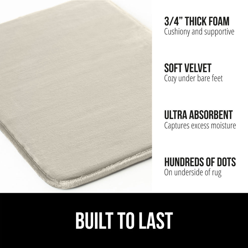 Memory Foam Bath Mat Gorilla Grip