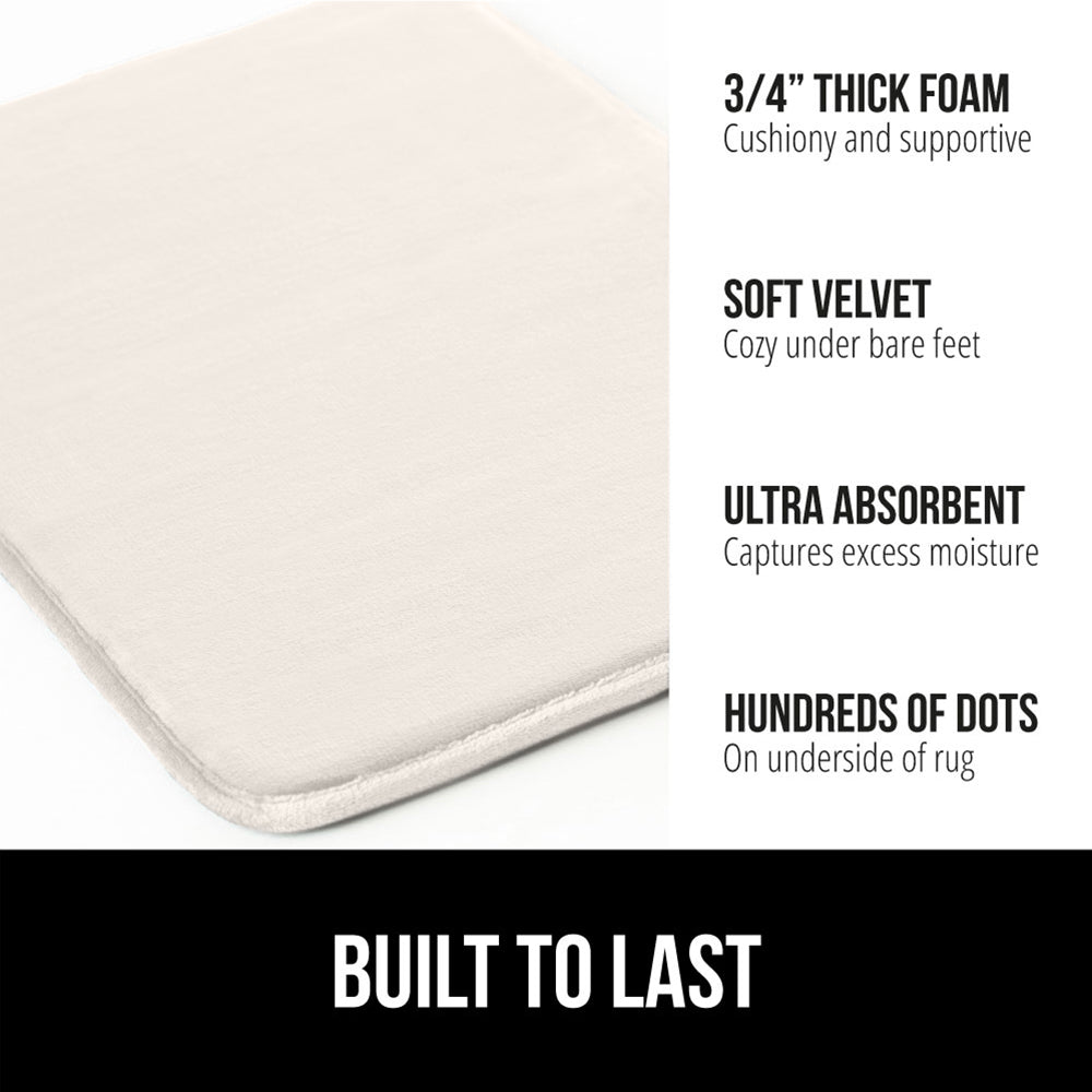 Memory Foam Bath Mat Gorilla Grip