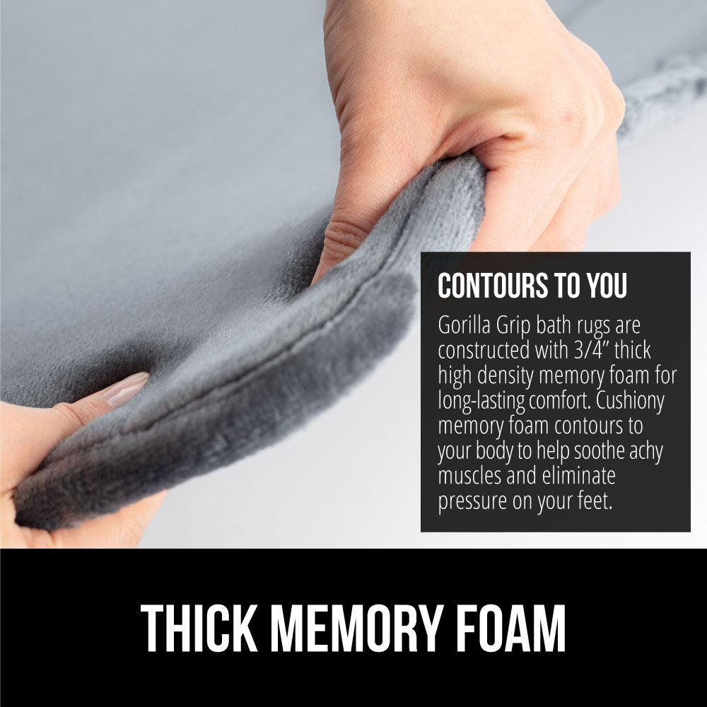 Memory Foam Bath Mat Gorilla Grip
