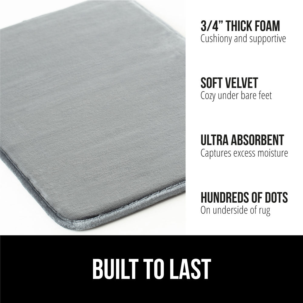 Memory Foam Bath Mat Gorilla Grip