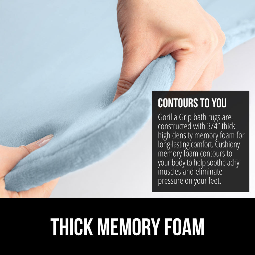 Memory Foam Bath Mat Gorilla Grip