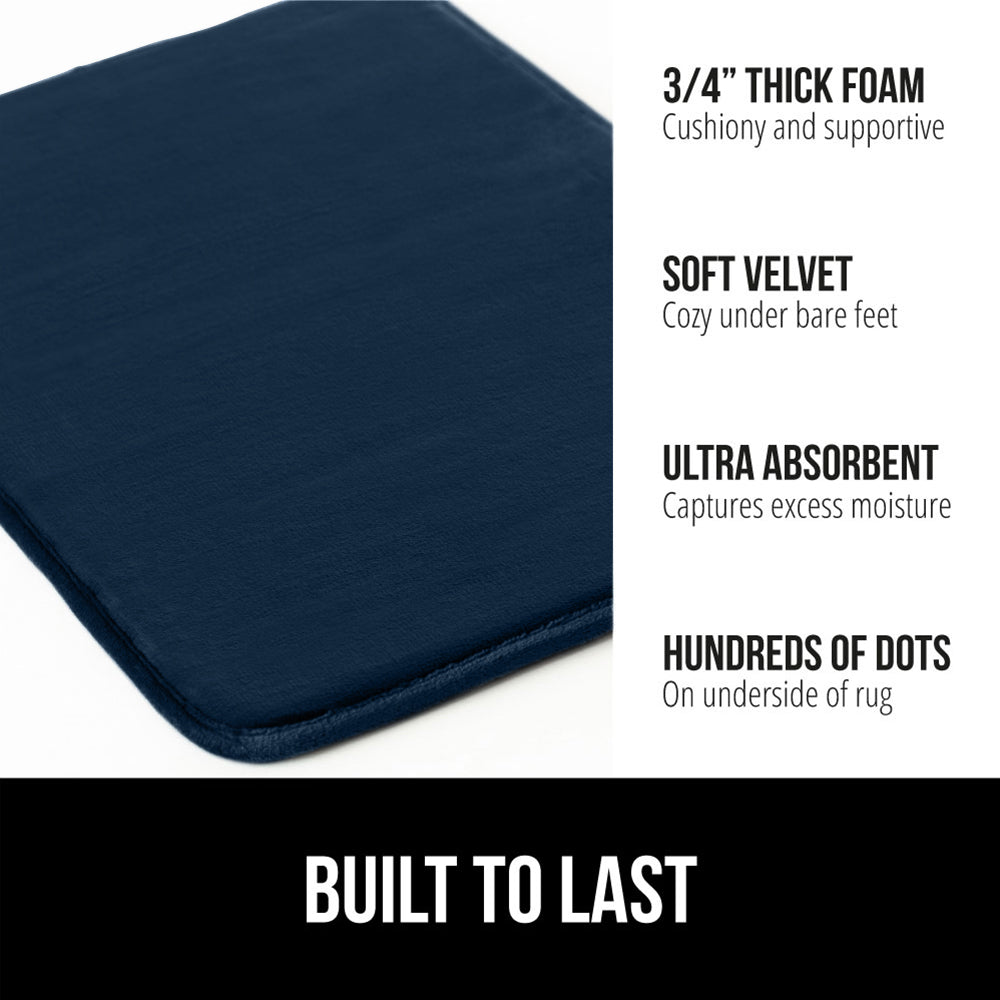 Memory Foam Bath Mat Gorilla Grip
