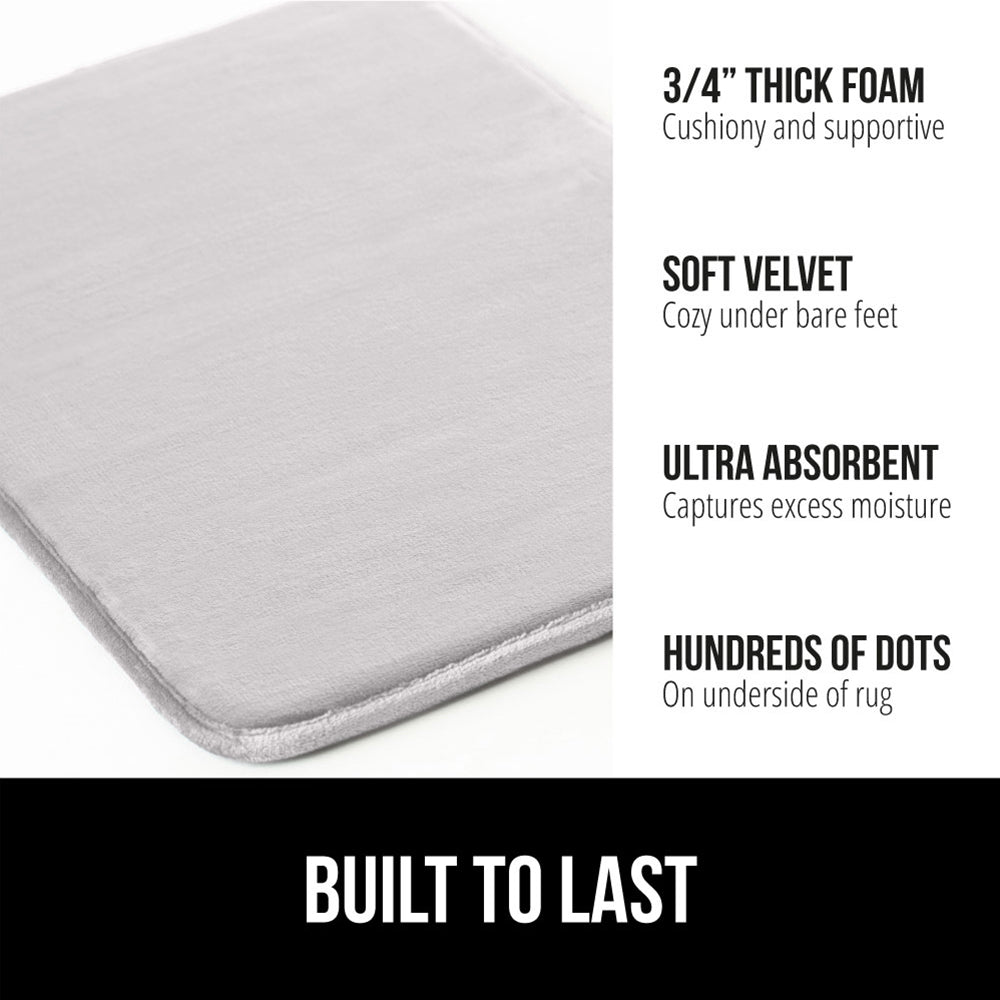 Memory Foam Bath Mat Gorilla Grip