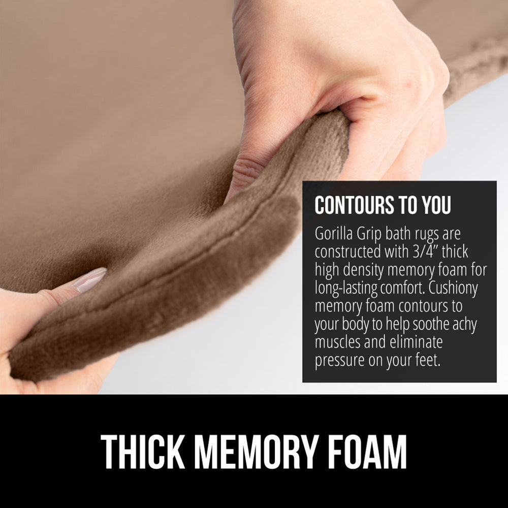 Memory Foam Bath Mat Gorilla Grip