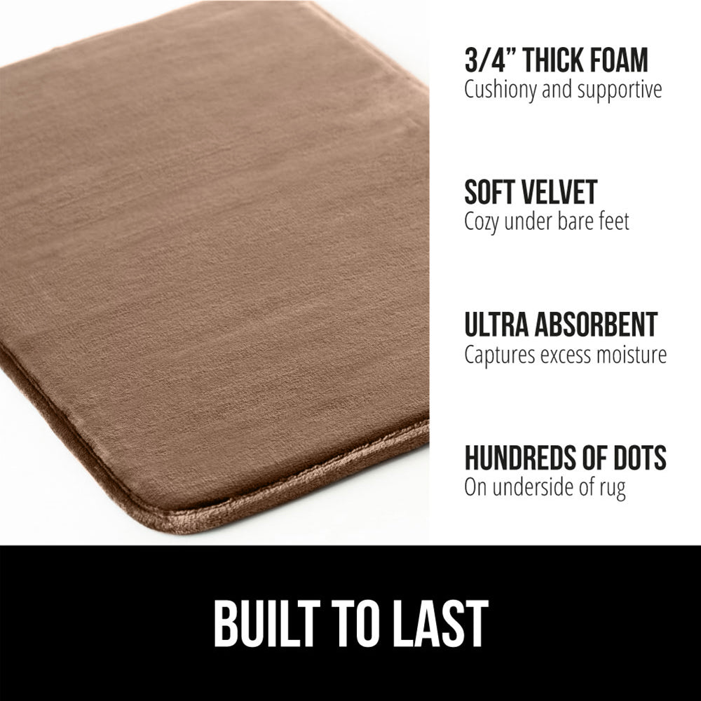 Memory Foam Bath Mat Gorilla Grip