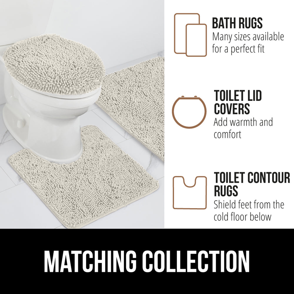 Chenille Bath Rug Gorilla Grip