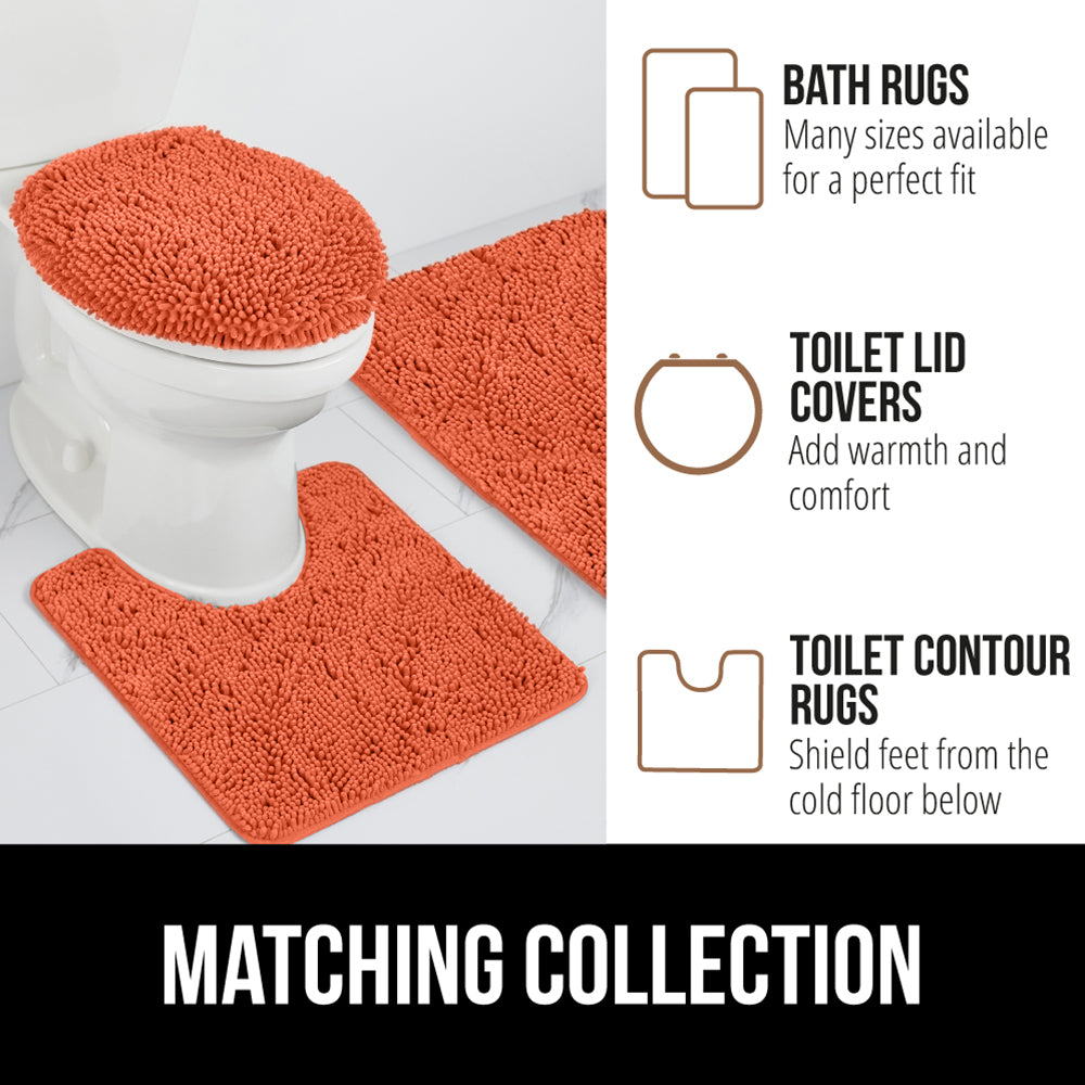 Chenille Bath Rug Gorilla Grip