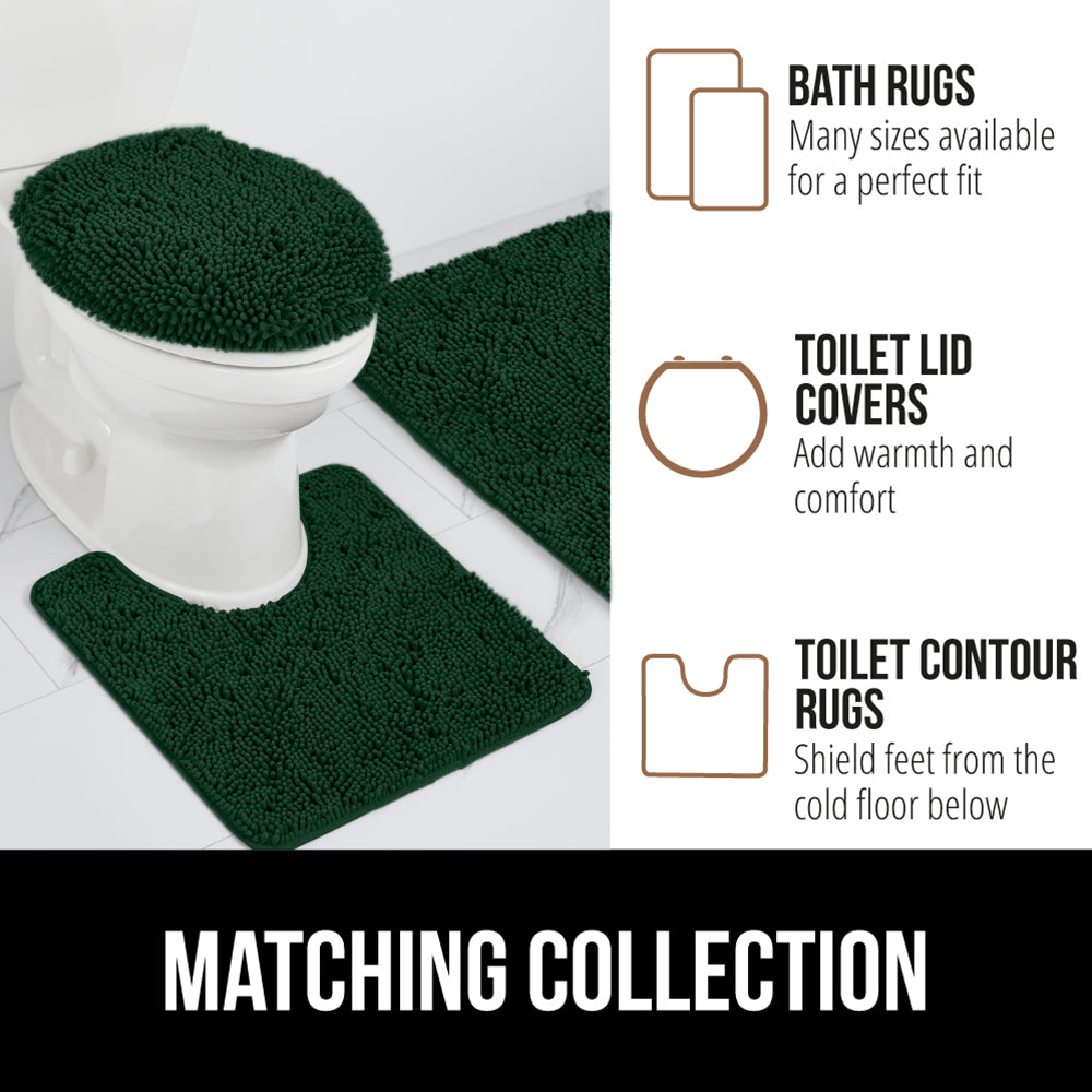 Chenille Bath Rug Gorilla Grip
