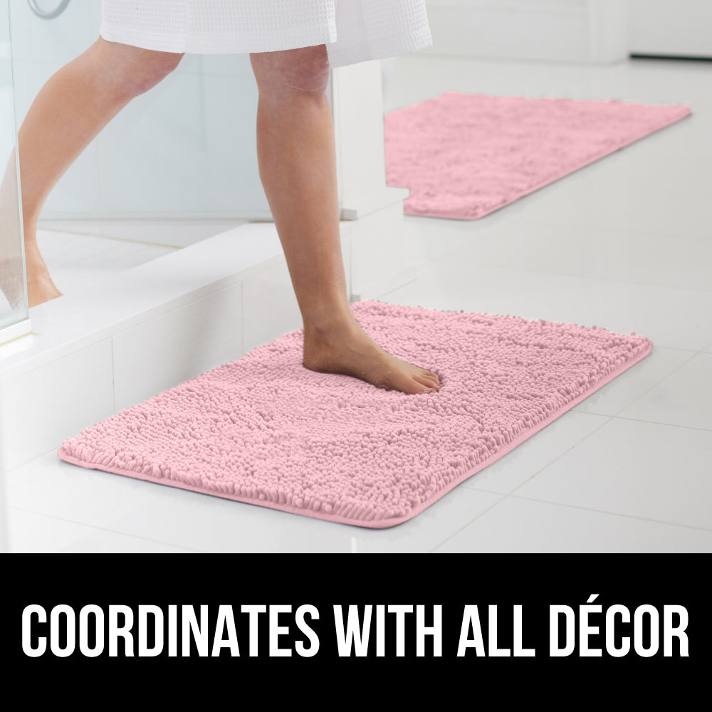 Chenille Bath Rug Gorilla Grip