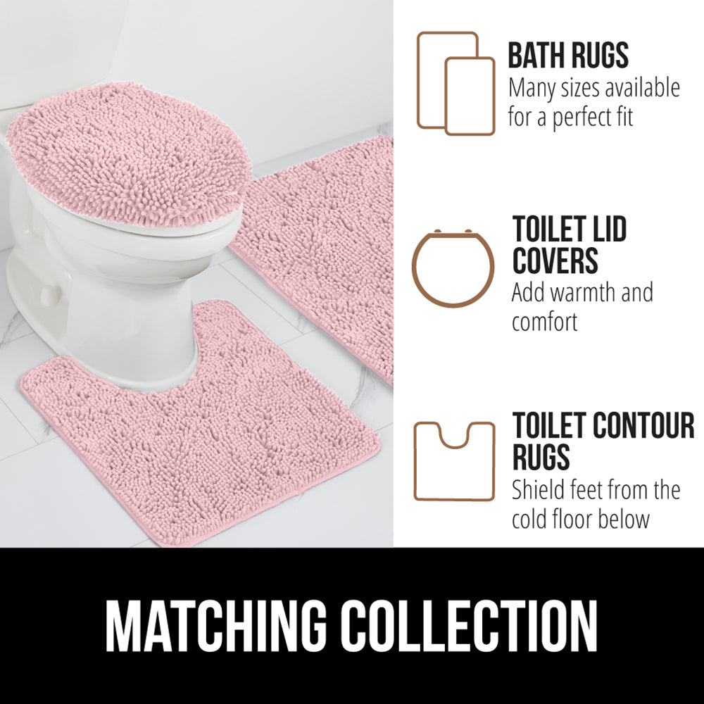 Chenille Bath Rug Gorilla Grip