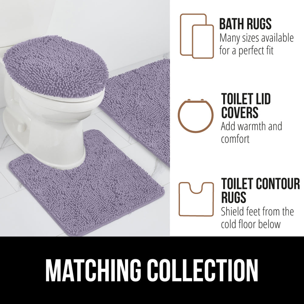 Chenille Bath Rug Gorilla Grip