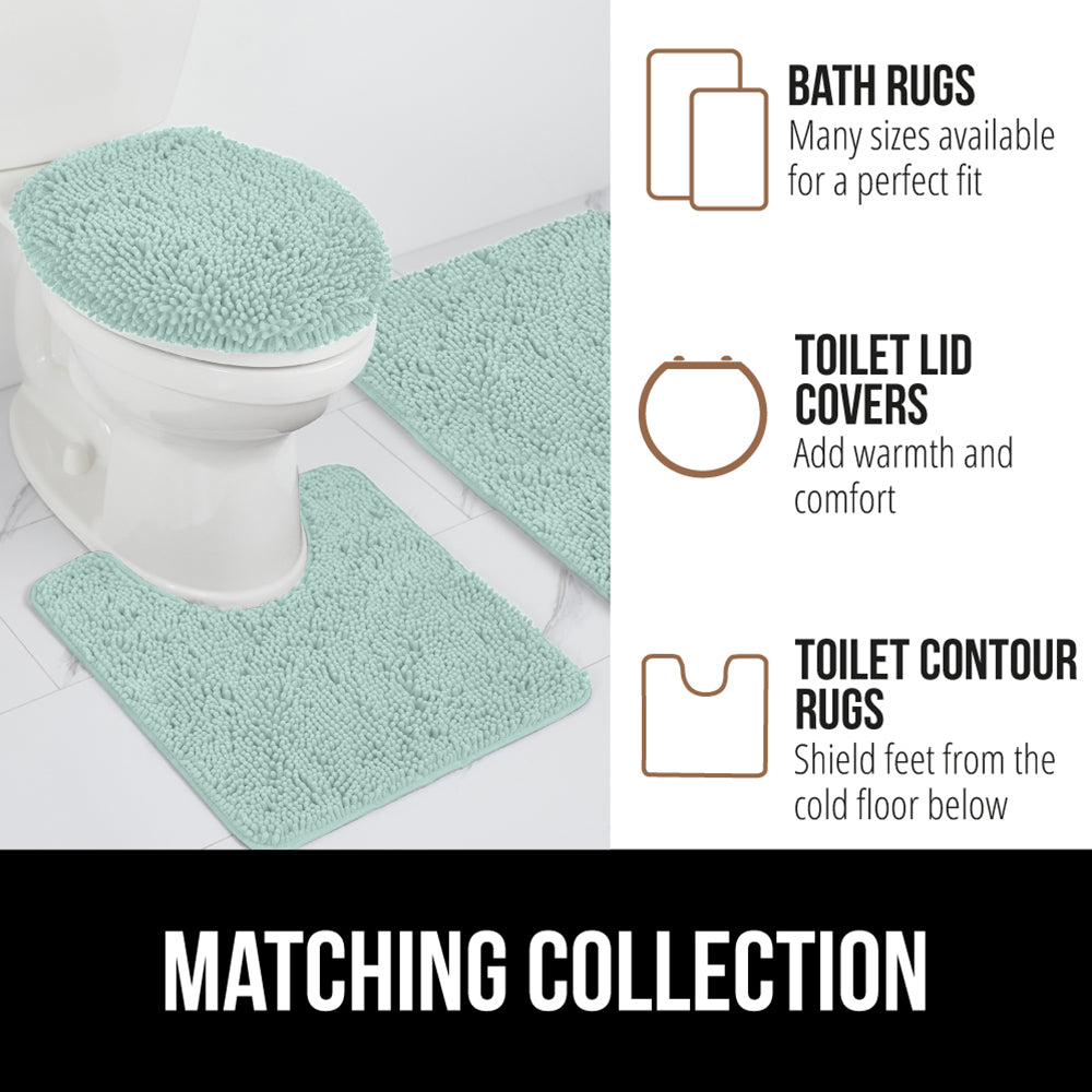Chenille Bath Rug Gorilla Grip