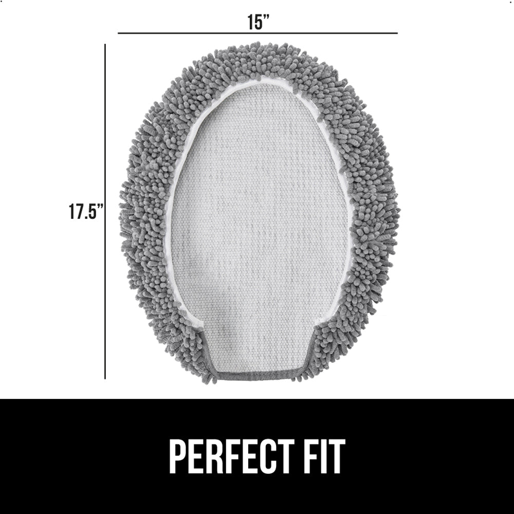 Chenille Toilet Lid Cover