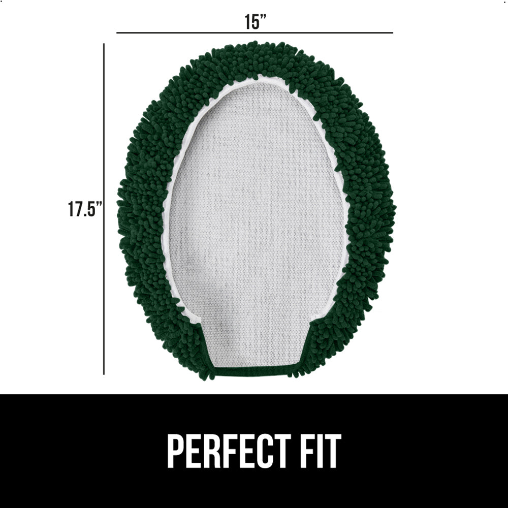 Chenille Toilet Lid Cover