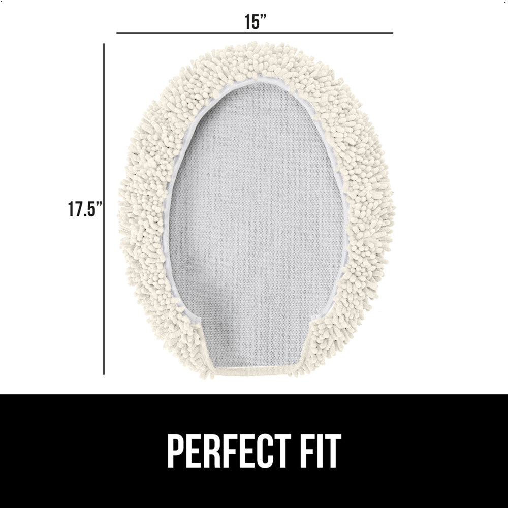 Chenille Toilet Lid Cover