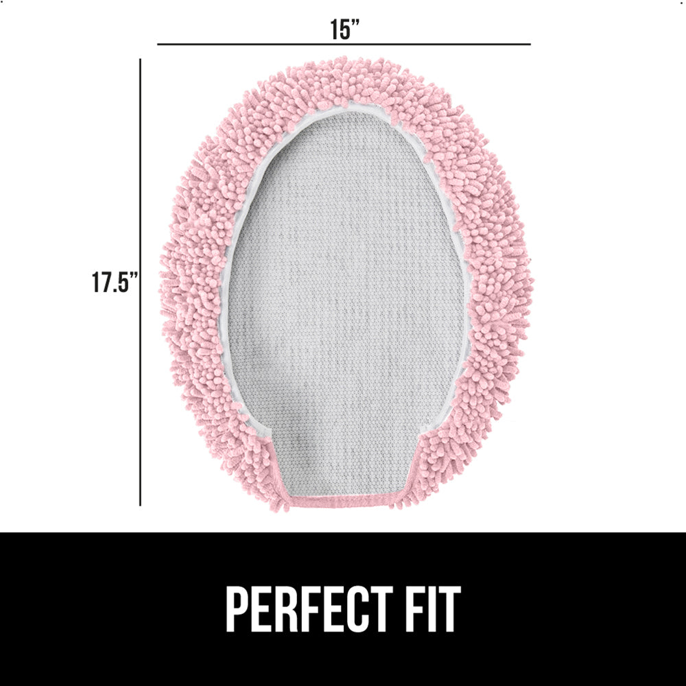 Chenille Toilet Lid Cover