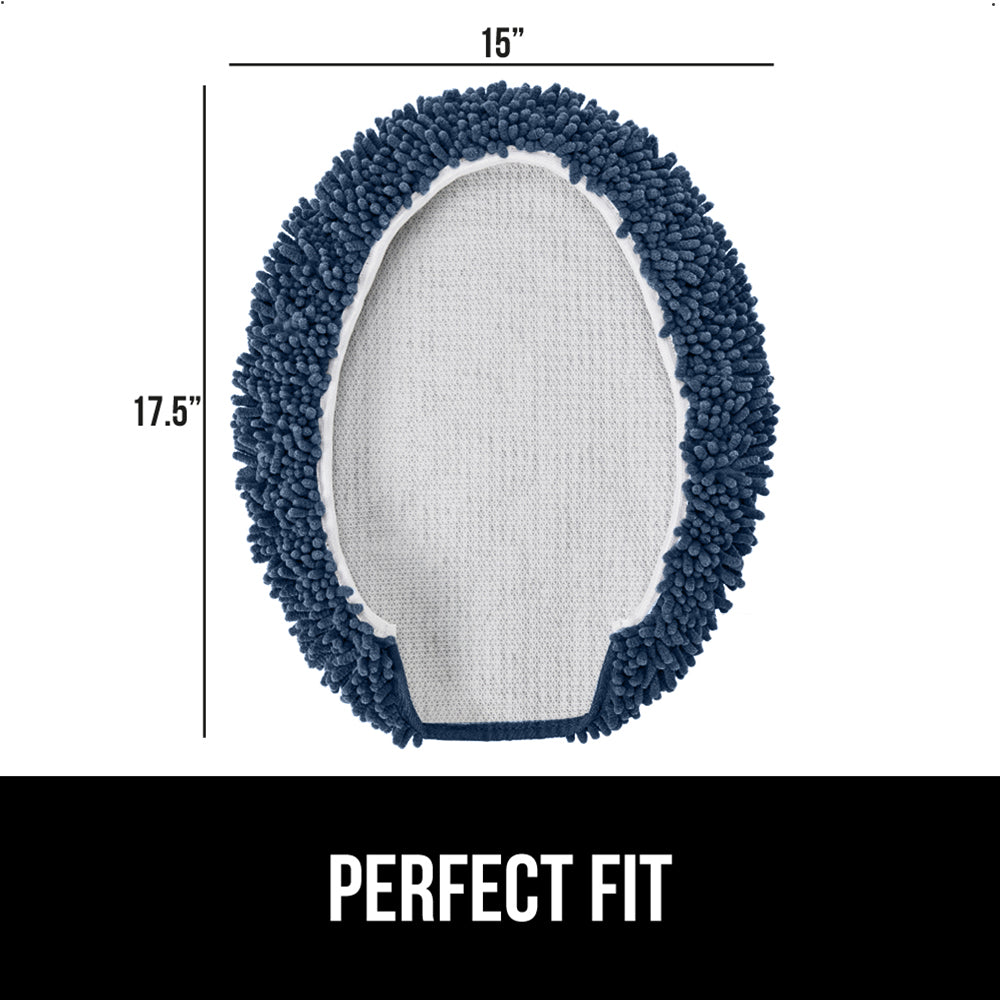 Chenille Toilet Lid Cover