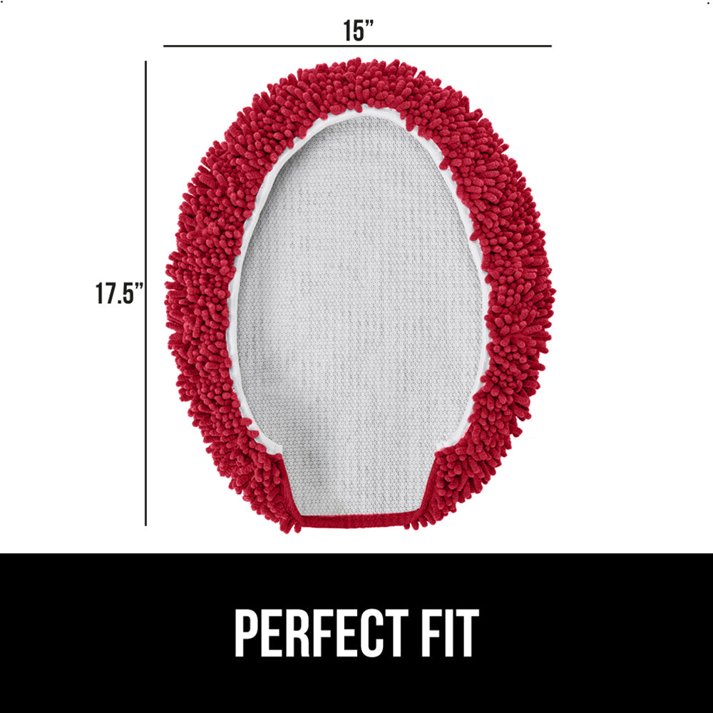 Chenille Toilet Lid Cover