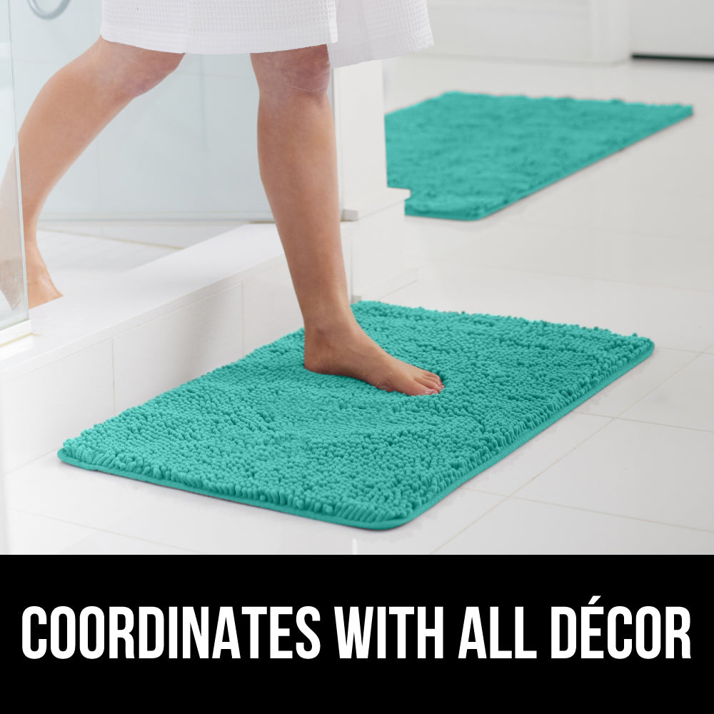 Chenille Bath Rug Gorilla Grip