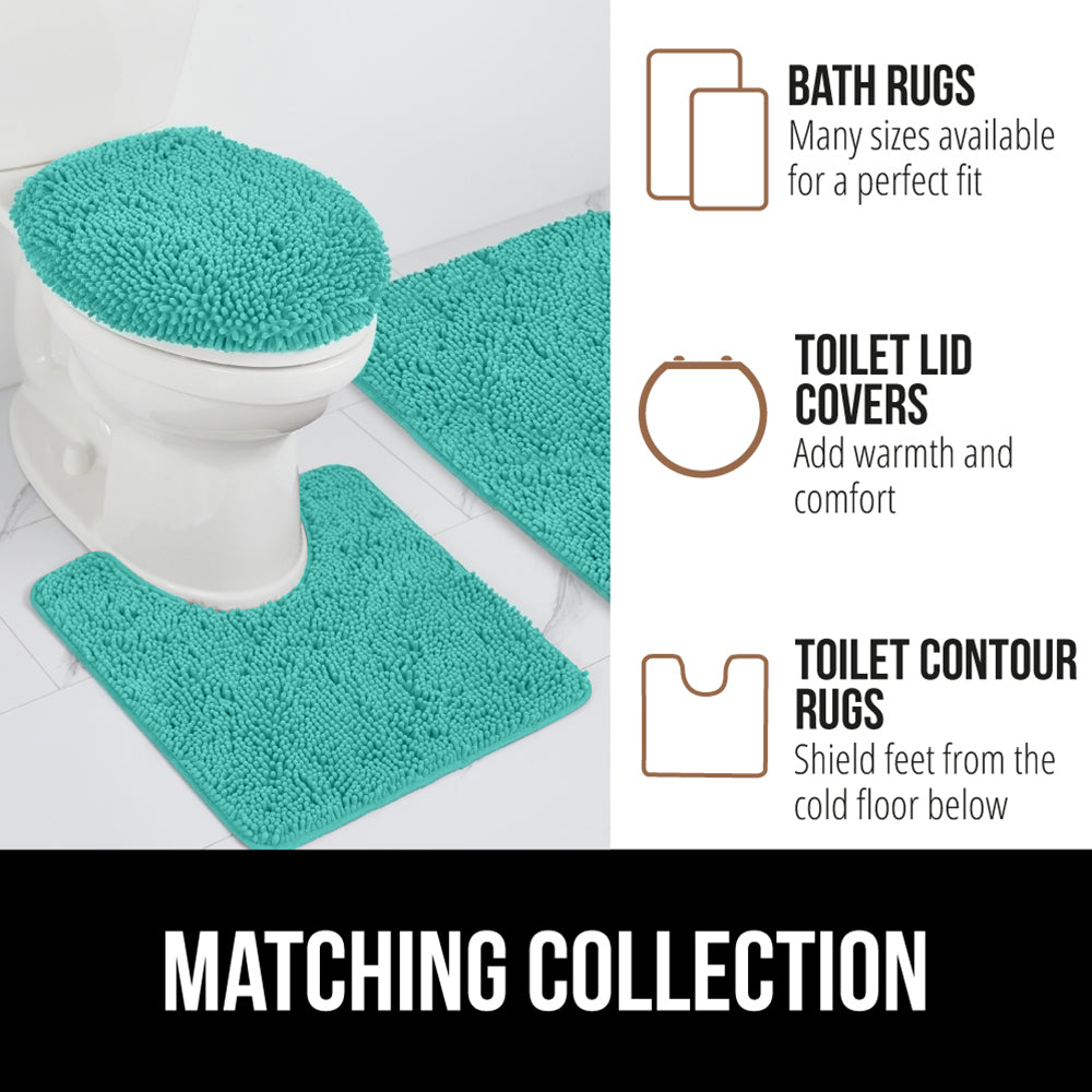 Chenille Bath Rug Gorilla Grip