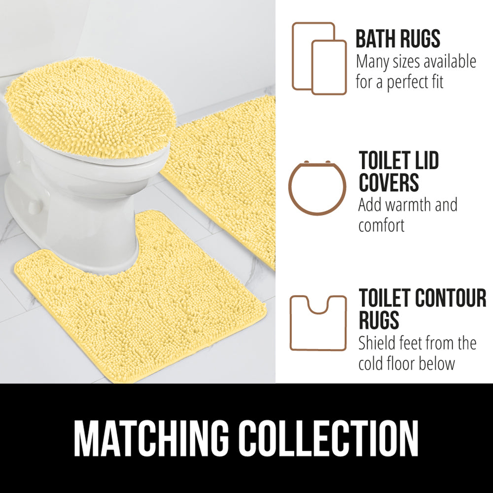 Chenille Bath Rug Gorilla Grip