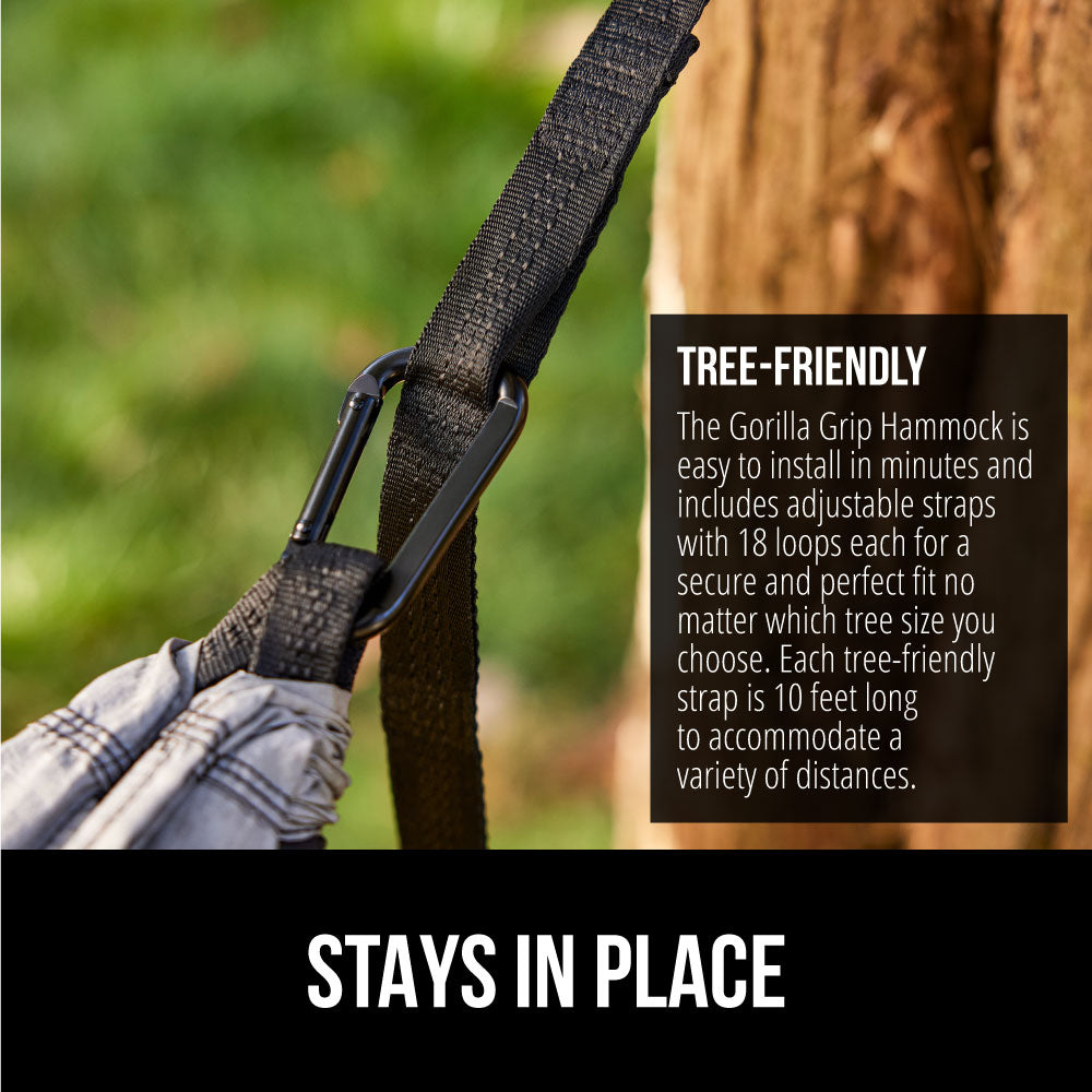 Camping Hammock Gorilla Grip