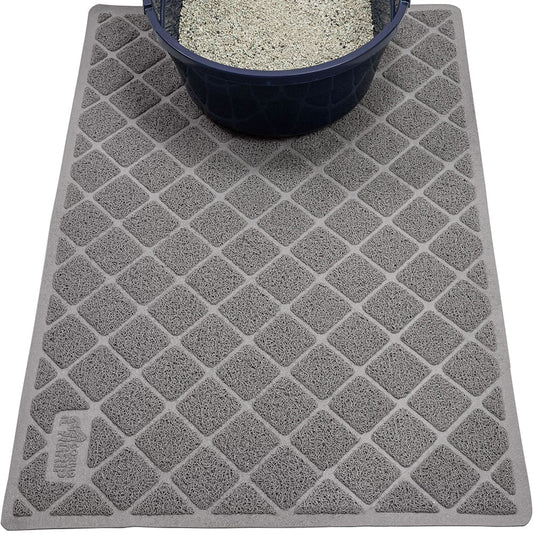 Cat Litter Mat  Gorilla Grip Gray (24" x 17") x 2