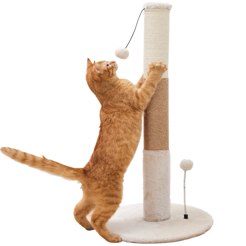 Cat Post Gorilla Grip Beige Small