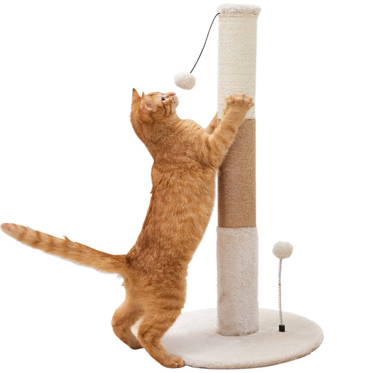 Cat Post  Gorilla Grip Beige Small